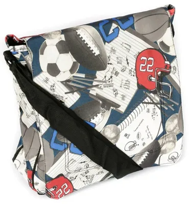 Obrázek produktu pro Loren dámská crossbody taška z tkaniny bílá multicolor A4 32,5 cm