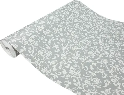 Produktbild von Klebefolie Möbel 45x100 cm - Cirrus Grau - Möbelfolie selbstklebend in Deko-Stil - Folie für Möbel zur schnellen Renovierung von Türen und Schränken - Möbelfolie dekorativ und pflegeleicht