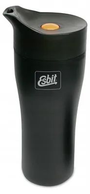 Produktbild von Esbit Edelstahl Thermobecher 375 ml schwarz