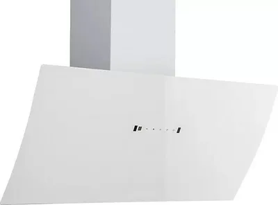 Produktbild von Respekta CH99090WA Design-Schräghaube weiß 90 cm mit Auto Opening und Touch Control