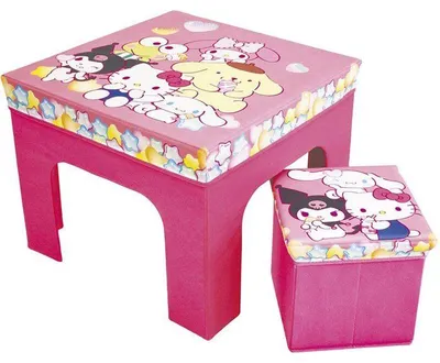 Obrázek produktu pro Dětský skládací set stolu a židle Hello Kitty FUN HOUSE – nábytek pro děti
