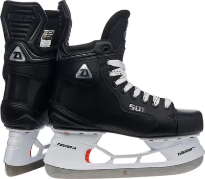 Image de Daoust 501 Patins à glace pour hockey sur glace senior, Noir, Largeur : Regular, Taille : 7.0 = EU 42