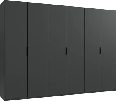 Produktbild von Falttürenschrank >OXFORD< in GRAPHIT - 300x216x58cm (BxHxT)
