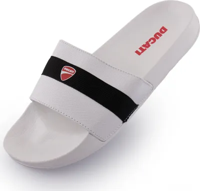 Produktbild von Ducati white black 43 pantoffeln - bequeme hausschuhe für männer