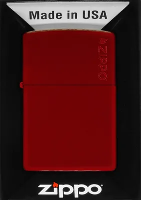 Produktbild von Zippo Benzin-Feuerzeug Merlot mit Zippo Logo 60007115, unbefüllt