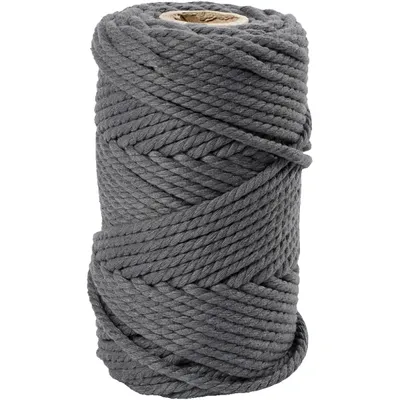 Immagine prodotto di Makrameegarn Ø 4 mm, 55 m grau