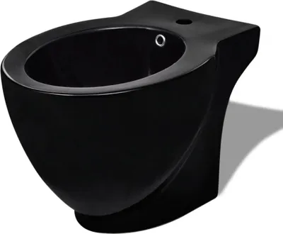 Obrázok produktu pre vidaXL Podlahový bidet Keramická čierna