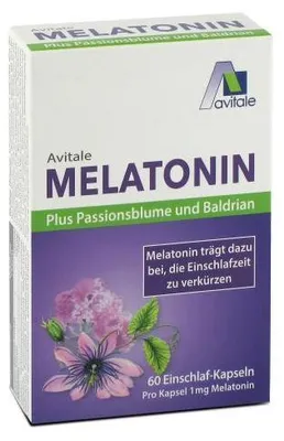 Obrázok produktu pre Melatonín+Passionflower+Baldrian Capsules 60 kapsúl