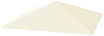 Obrázek produktu pro Stříška, rozměry 3x3 metru, materiál Oxford 600D | Barva: krémová bílá | Rozměry: 298x298 cm
