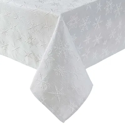 Tischdecke Jacquard bestickt, Polyester, 365,8x152,4 cm, rechteckig