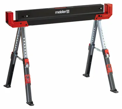 Produktbild von Meister Sägebock Höhenverstellbar von 52 bis 81 cm Klappbock bis 590 kg Arbeitsbock