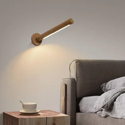 Obrázok produktu pre Otočná USB lampa so senzorom, otočná o 360 stupňov, magnetická, dobíjateľná, nočné svetlo, nástenná lampa