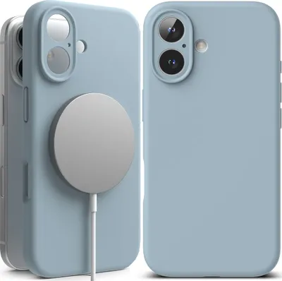 Produktbild von Ringke Silikon Magnetisch Magsafe Iphone 16 Blau