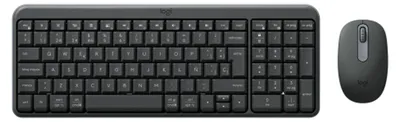 Produktbild von Logitech MK250, Kabellos, RF Wireless + Bluetooth, QWERTZ, Graphit, Maus enthalten