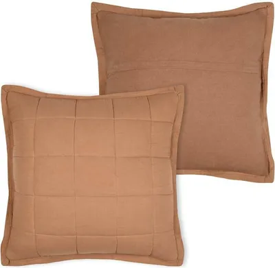Produktbild von STOF | Sofakissen - Kissen - ELLIE 45x45 cm - Camel - Elegantes Design - Hochwertige Baumwolle - 1 Stück