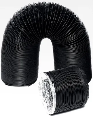 Produktbild von Abluftschlauch Aluflexrohr PVC für Ablufttrockner - 100mm Flexschlauch (100mm*2m)