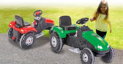 Produktbild von Ride-on Traktor Big Wheel 12V rot