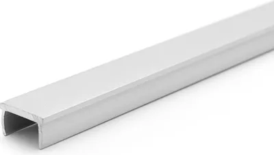 Produktbild von Abdeckprofil Aluminium B-Typ Nut 10, Länge 2 Meter