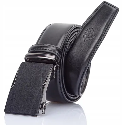 Produktbild von Gracio Herren Leder Gürtel Automat 120 cm Schwarz
