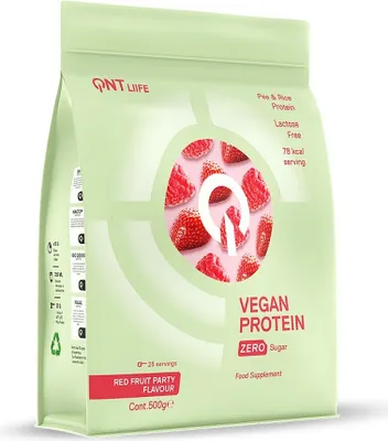 Produktbild von QNT Vegan Protein - 500g-Beutel Red Fruit