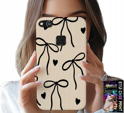 Produktbild von Fall Für Huawei P9 Lite 2016 - Beige Schleife Band Mode-Designs