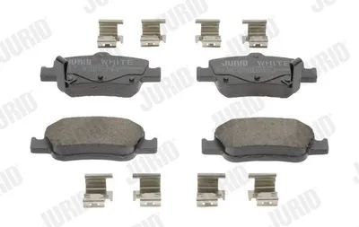 Produktbild von JURID Bremsbeläge Satz Hinten für TOYOTA AURIS (NRE15, ZZE15, ADE15, ZRE15, NDE15) 572601JC