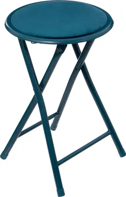 Produktbild von 5 five simply smart - Klapphocker aus blauem samt