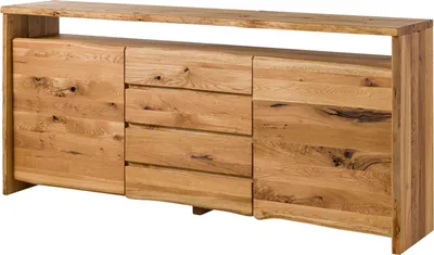 Image de MASSIVMOEBEL24 | Buffet 210x45 Chêne sauvage huilé Bois naturel PURE OAK #701