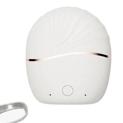 Produktbild von Mini kabelloser Haarglätter mit Spiegel, wiederaufladbare tragbare Glättbürste, 3 Temperaturstufen, 10 Sek. Schnellaufheizung, für Haare & Bart