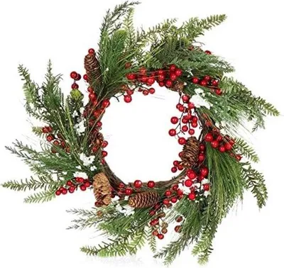 Productafbeelding van Famanu kerstkrans voor buiten - 40 cm