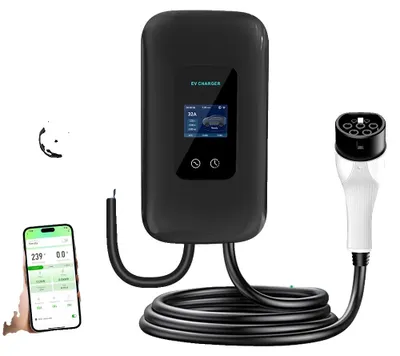 Immagine prodotto di Caricabatterie per veicoli elettrici, corrente regolabile, controllo intelligente, 7 kW 32 A 10 m, Tipo 2