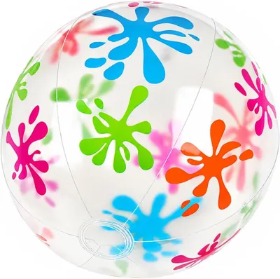 Produktbild von Aufblasbarer Strandball 35 cm, mehrfarbig, PVC, für Strand