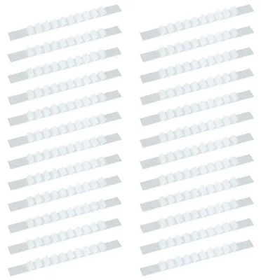 100 Antirutsch-Haltergriffe aus Silikon, transparent, 7 cm