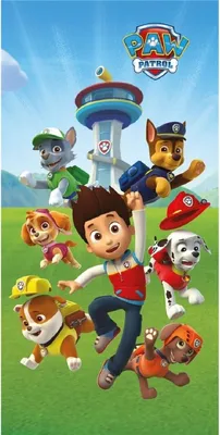 Immagine prodotto di Telo mare Paw Patrol - accogliente telo mare 70x140 cm per bambini