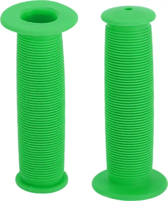 Image de Protège-Poignées de Guidon de Vélo 110mm Long Léger | Protecteur d'Extrémité de Poignées de Vélo Vert 1 Paire