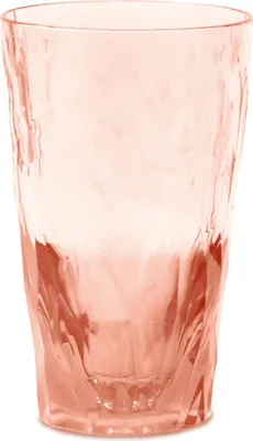 Immagine prodotto di Koziol Club No. 6 Longdrink Glas, Cocktailglas, Trinkbecher, Trinkglas, Kunststoff, Transparent Rose Quartz, 300 ml, 3406654