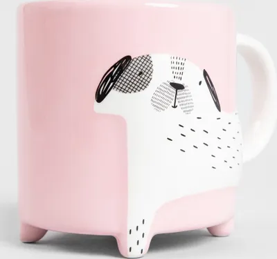 Produktbild von HOMLA TEHEN Becher mit Hund 0,45 l