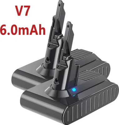Produktbild von V7 Ersatzakku - Li-Ion - 21,6 V, 6000 mAh, 2er Pack, Nur Akkus - Grau