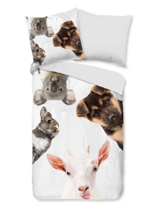 Immagine prodotto di Copripiumino Good Morning 135x200 + 1* 80x80 cm - animali
