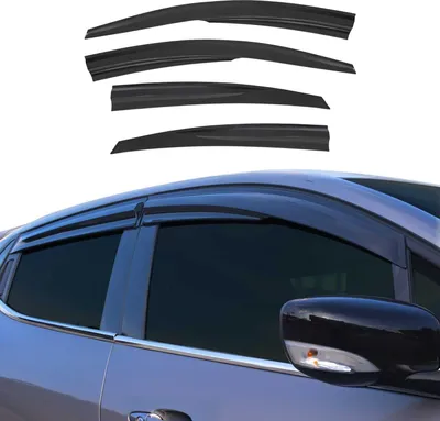 Immagine prodotto di 4x paravento parapioggia per Hyundai Accent Blue 2010-2017 acrilico scuro