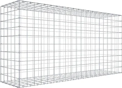 Produktbild von Gabione 200 cm x 100 cm x 50 cm (L x H x T), Maschenweite 10 cm x 10 cm, C-Ring