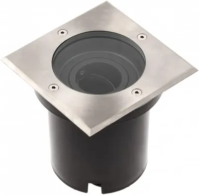 Produktbild von GTV lighting - Auflaufleuchte BETA-K mit Winkelverstellung- Überrolllampen Wegeleuchten - Eingebaute GU10-Buchse, Feuchtigkeitsbeständigkeit IP 67 , Beweglicher Kopf, AC220-240V, 50/60Hz, inox