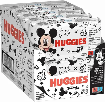 Produktbild von Huggies Baby Feuchttücher Disney Reinigungstücher 10 x 56 Tücher Monatsbox