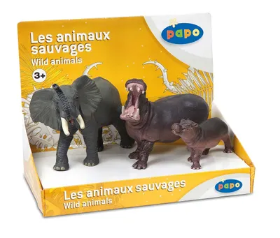 Produktbild von Papo Präsentkasten Wildtiere 2 (3 Fig.), 38 g