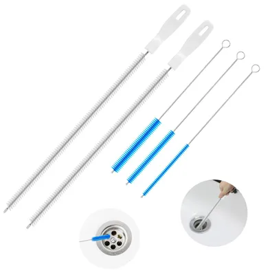Produktbild von Set mit 5 Reinigungsbürsten für Abflussrohre