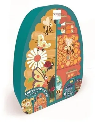Produktbild von SCRATCH-Puzzle 2-seitig – Bienen