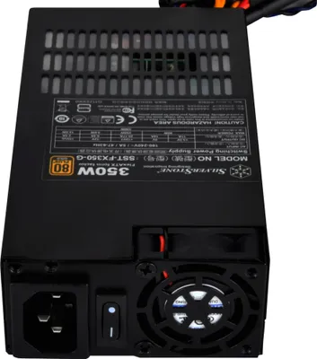 Obrázok produktu pre Silverstone FX350-G, 350 W, 90 - 264 V, 47 - 63 Hz, Aktívny, 90 W, 350 W