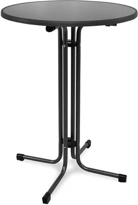 Produktbild von Bartisch / Stehtisch klappbar Ø 85 cm eisengrau Stahl