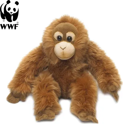 Image de WWF Peluche orang-outan (23cm) réaliste Peluche singe en peluche