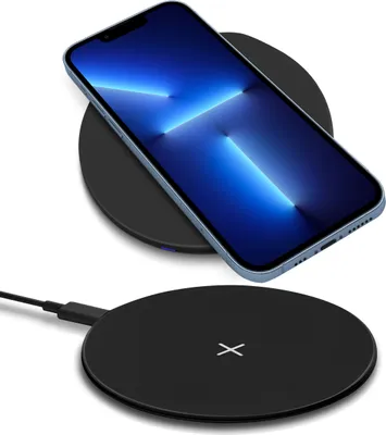 Produktbild von Qi Wireless Charger 15W für Apple iPhone 16 15 Pro Max Plus Induktive Ladegerät